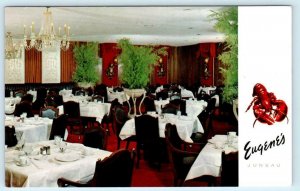 MILWAUKEE, Wisconsin WI ~ Hotel Juneau EUGENE'S RESTAURANT c1960s  Postcard