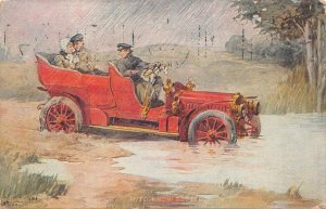AUTO KNOW BETTER COMIC CAR ROMANCE SAINT JOSEPH MISSOURI POSTCARD 1907