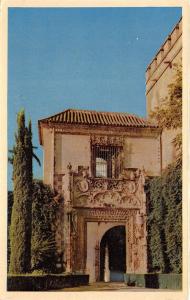 BF34443 puerta de marchena  reales alcazares sevilla spain front/back scan