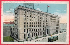 12723 Trolley Car at the YMCA Building, Boston, Massachusetts 1925