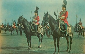 Vintage Postcard; Pakistan, Presidential Bodyguards on Horseback, Unposted