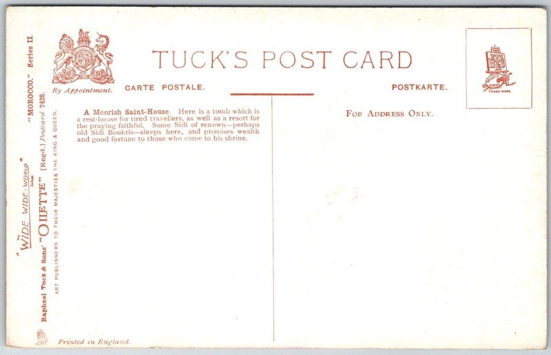 Morocco c1910 Tucks Oilette Postcard A Moorish Sainthouse