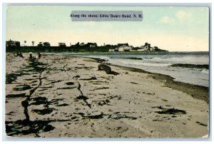 c1910's Along The Shore Little Boars Head New Hampshire NH Antique Postcard