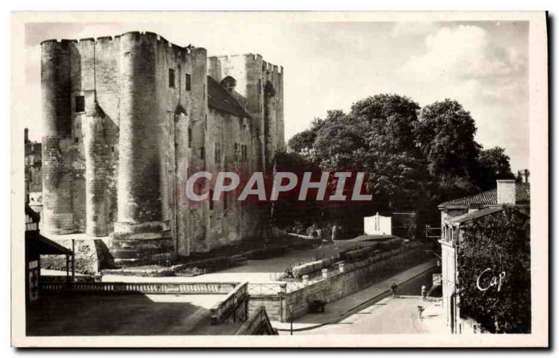 Old Postcard Niort dungeon