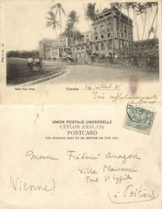 ceylon, COLOMBO, Galle Face Hotel (1905) Postcard