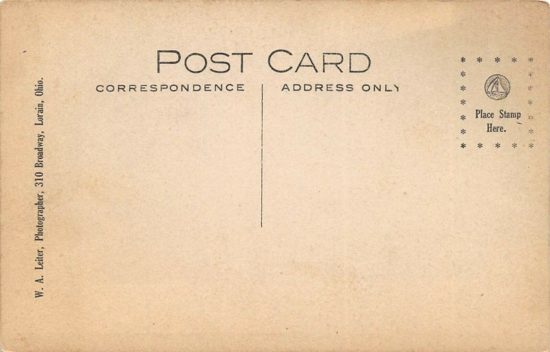 LPS38 Galion Ohio 6th Grade High School Postcard RPPC