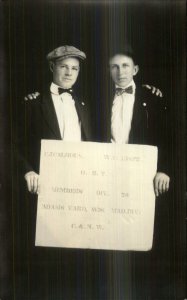 Wisconsin RR Railroad Workers Adams Yard Madison C&NW Real Photo Postcard