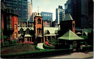 New York City Little Church Around the Corner Chrome NY Postcard 