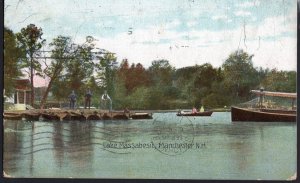 New Hampshire ~ Lake Massabesic MANCHESTER pm1908 Vintage - Divided Back