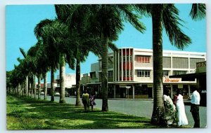 LAUTOKA, FIJI ~ Shopping Area MAIN STREET Scene ca 1960s Postcard