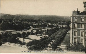 CPA Pau vue sur Jurancon et le Boulevard des Pyrenees FRANCE (1124662)