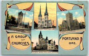 M-47959 A Group of Churches Portland Oregon