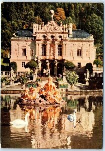 Postcard - The Royal Castle of Linderhof - Ettal, Germany