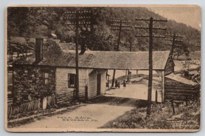 Bedford PA Toll Gate 1911 Kling Family of York Pennsylvania Postcard B50