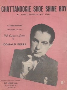 Chattanoogie Shoe Shine Boy 1950s Sheet Music