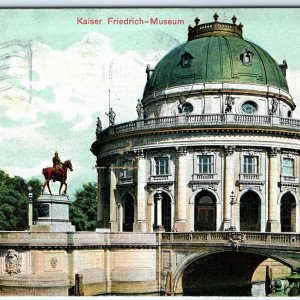 1909 Berlin, Germany Souvenir of Foreign Tour Postcard Kaiser Museum Meyer A82