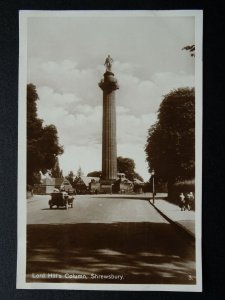Shropshire SHREWSBURY Lord Hill's Column c1920s RP Postcard