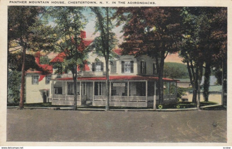 CHESTERTOWN, New York, 1900-10s; Panther Mountain House, in the Adirondacks