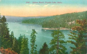 Payette Lake Idaho Sylvan Beach Postcard Unused