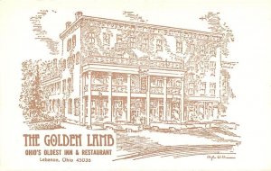 LEBANON, OH Ohio ~ Roadside GOLDEN LAMB INN Restaurant  c1960s    Postcard