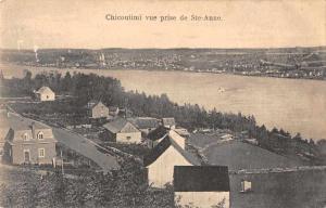 Chicoutimi Quebec Canada vue prise de Ste-Anne Scenic View Postcard J75476