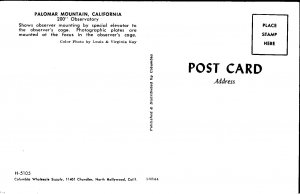 California - Palomar Mountain - Observatory - [CA-664]