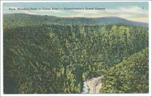 PA - Grand Canyon. View, Woodin's Point to Colton Pt.