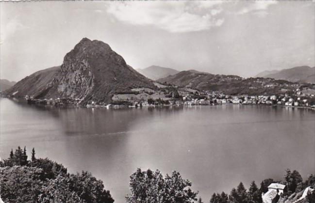 Switzerland Lago di Lugano Monte San Salvatore 1957