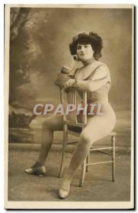 Old Postcard Female Artist