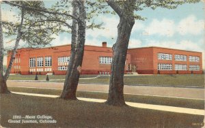 J16/ Grand Junction Colorado Postcard Linen Mesa College Building  38