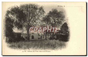 Old Postcard Melun Le Chateau Des Vives The parterre