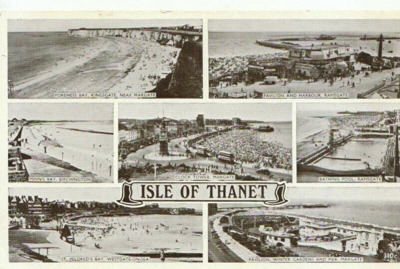 Kent Postcard - Views of The Isle of Thanet - Ref TZ3789