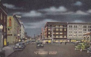 Wyoming Cheyenne Capitol Avenue 1950