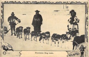 Arctic Exploration Robert Peary Dog Team Vintage Postcard AA48984