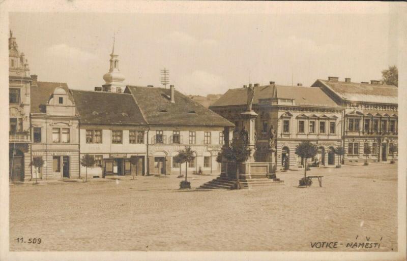 Czech Republic - Votice Náměstí Real Photo 02.60