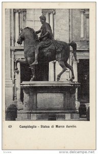 Statue Di Marco Aurelio, Campidoglio, Italy, 1910-1920s