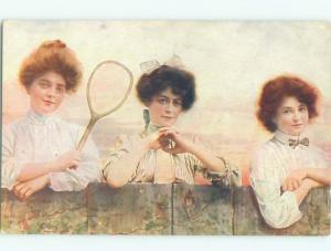 Divided-Back PRETTY WOMAN Risque Interest Postcard AA7948