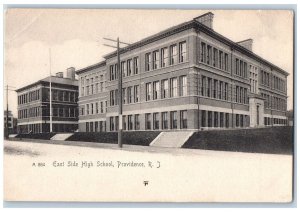 Providence Rhode Island RI Postcard East Side High School Building Exterior 1906