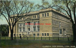 6 Postcards, Lynn, Massachusetts, High School Views