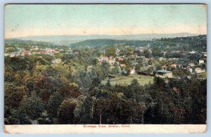 1910's BIRDSEYE VIEW OF BRISTOL CONNECTICUT*CT*LITHO-CHROME POSTCARD*GERMANY