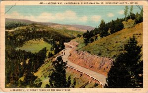 Harding Way,Montana US Highway 10 Over Continental Divide BIN