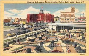 Miniature Golf Course showing Berkeley Carteret Hotel Miniature Golf Postcard