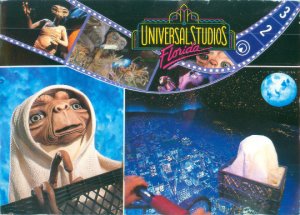 1996 ET the Extraterrestrial Postcard, Universal Studios, FL 5x7 Inches
