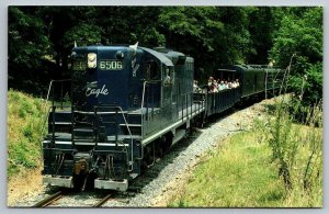 West Virginia Rail Railway RR Railroad Train Locomotive  Postcard