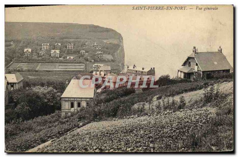 Old Postcard St. Peter Port Vue generale