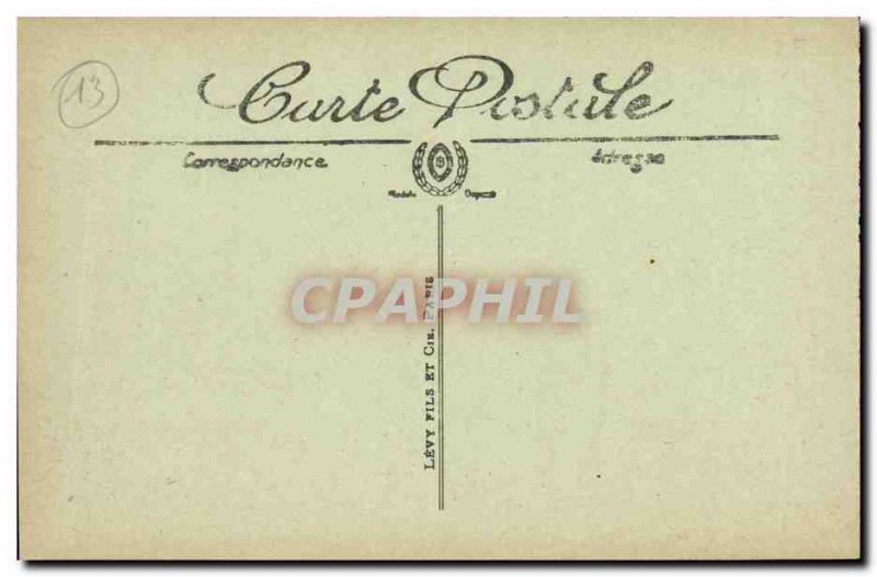 Old Postcard Marseille Stock Exchange and the Square