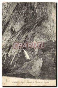 Postcard Old Jura Baume Cascade of Caves Entree