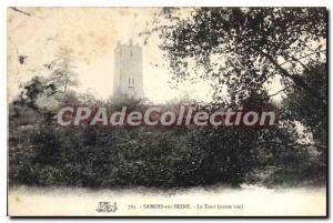 Postcard Old Samois sur Seine Tower