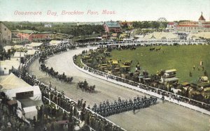 Brockton MA Governors Day Parade, Postcard