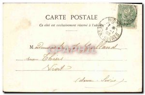 Old Postcard Fun Children Coquetry chimney sweep